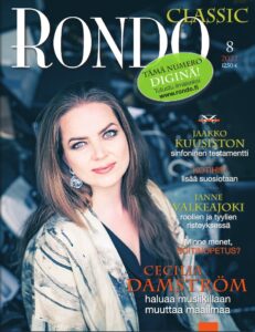 Rondo Cover Cecilia Damström, Photo by Ville Juurikkala